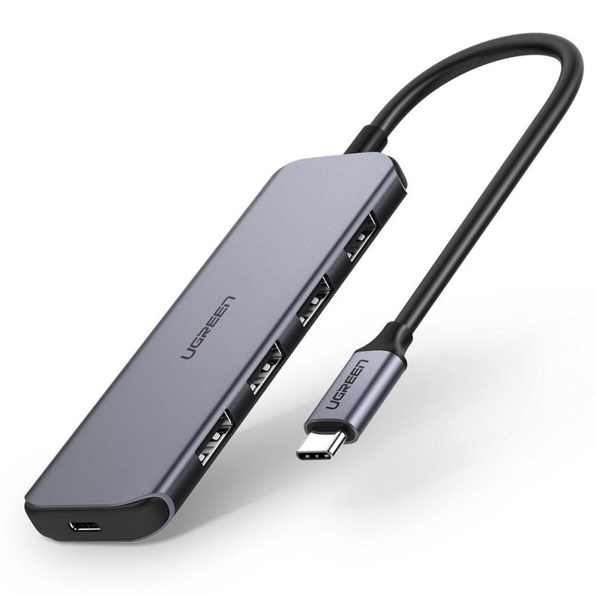 UGREEN CM219 Type-C 4-Port USB3.0 Hub with Micro USB Power Supply UGREEN CM219 Type-C 4-Port USB3.0 Hub with Micro USB Power Supply